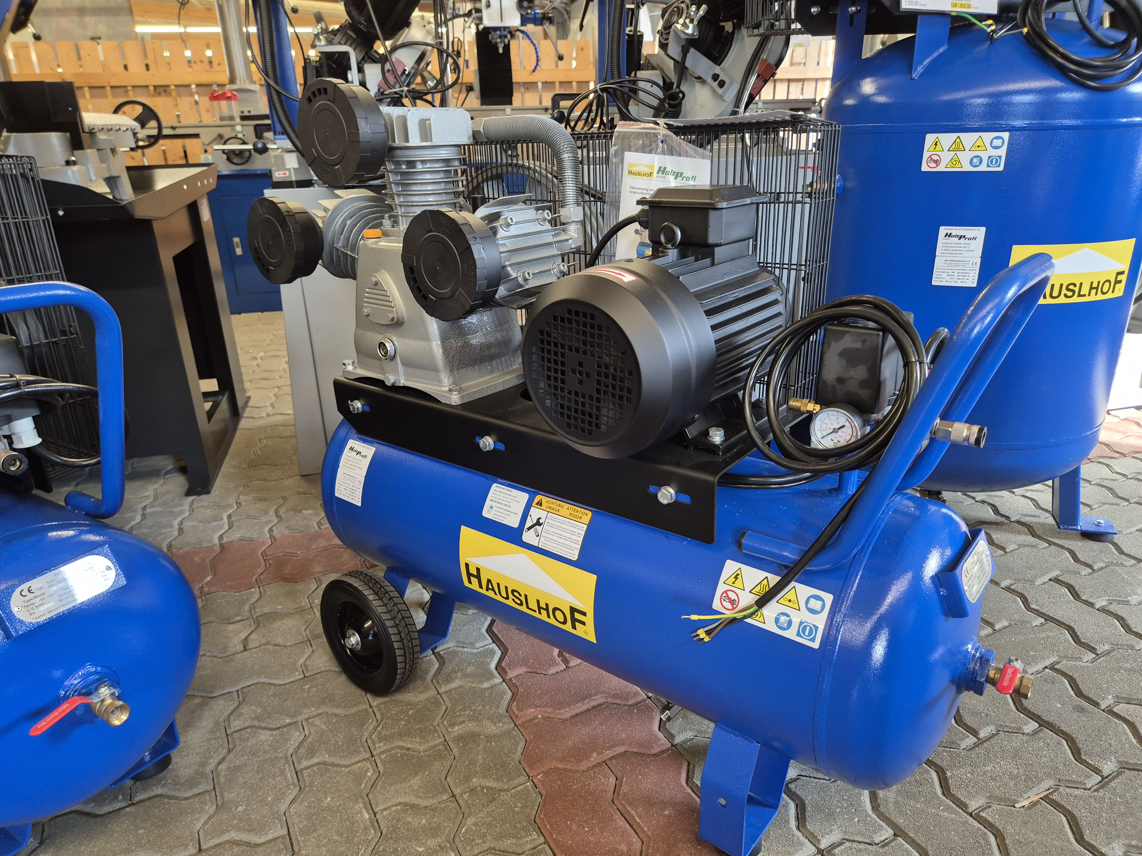 Industriekompressor Hauslhof 880‑100‑5,5 Vorführer